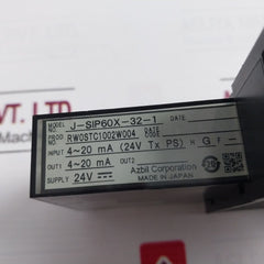 Yamatake J-sip60X-32-1 Controller Rw0Stc1002W004 4~20 Ma 24V