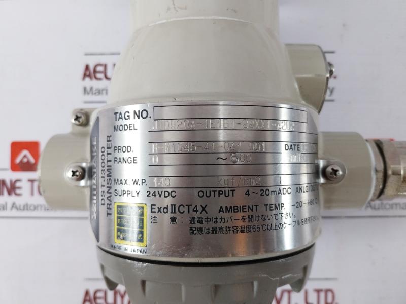 Yamatake Jtd920A-1E1B1-22Xx1-a2U2 Pressure Transmitter 24Vdc Dstj3000 Tc13579