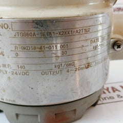 Yamatake Jtg960A-1E1A1-x2Xx1-a2T1U2 Dstj3000 Gauge Pressure Transmitter
