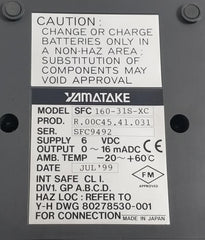 Yamatake Sfc 160-31S-xc Smart Field Communicator Model 6Vdc 0–16 Madc