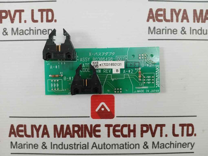 Yamatake 80386498-001 X-bus Adapter Rev. B Used