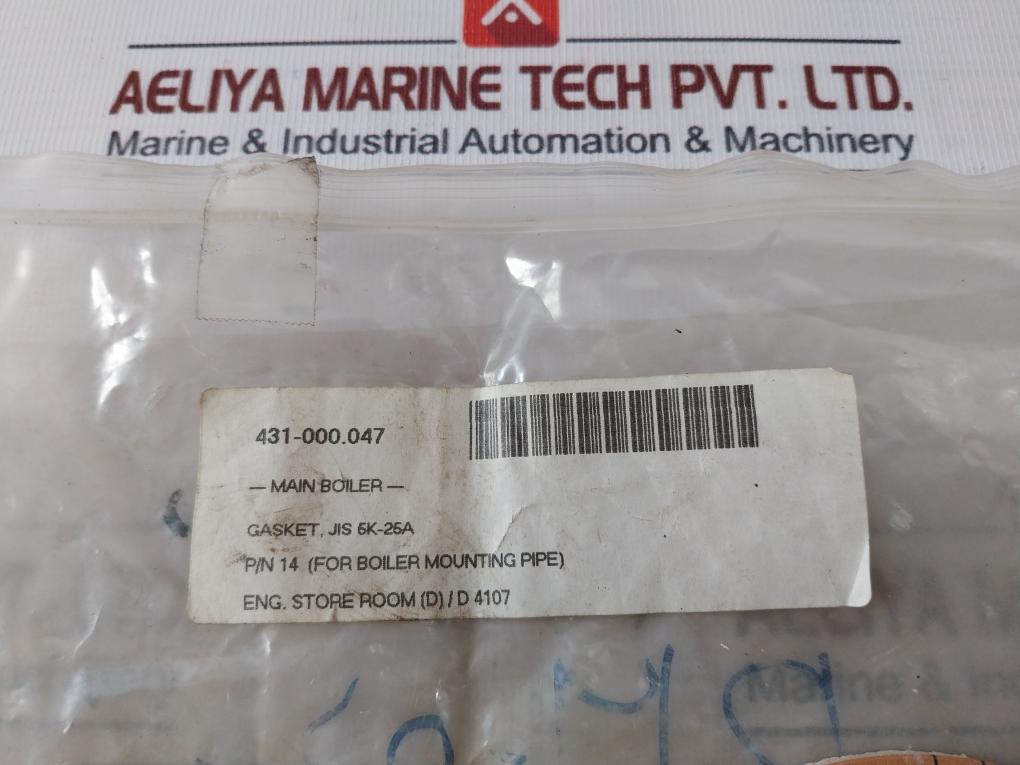 Yamato Jis 5K-25A Full Flange Gasket 6127G05 27G05-w02007 431-000.047