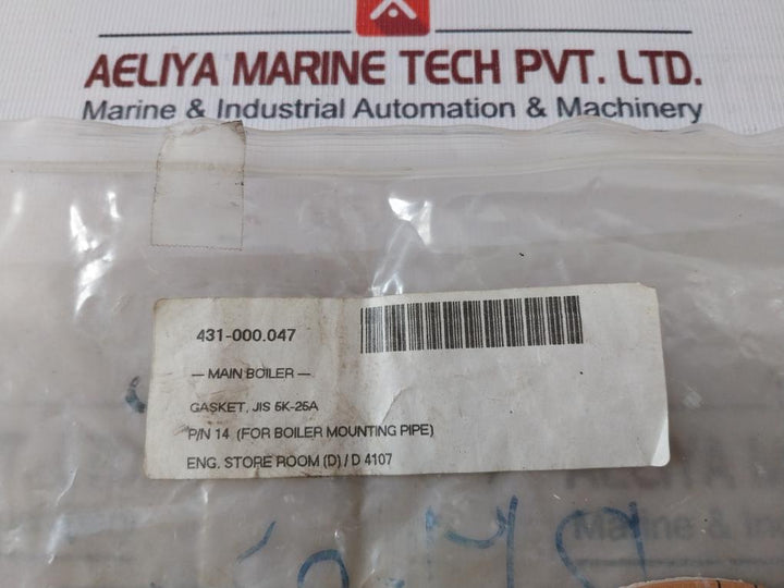 Yamato Jis 5K-25A Full Flange Gasket 6127G05 27G05-w02007 431-000.047