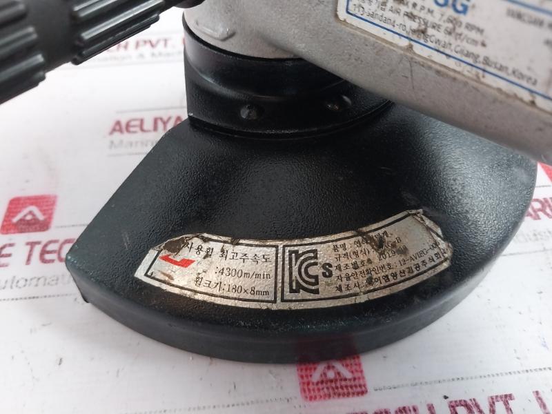 Yangsan Machinery Dag-7Sg Air Angle Grinder 6Kgf/Cm2 20040094
