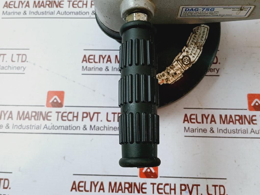 Yangsan Machinery Dag-7Sg Air Angle Grinder 7600 Rpm 6 Kgf/Cm2