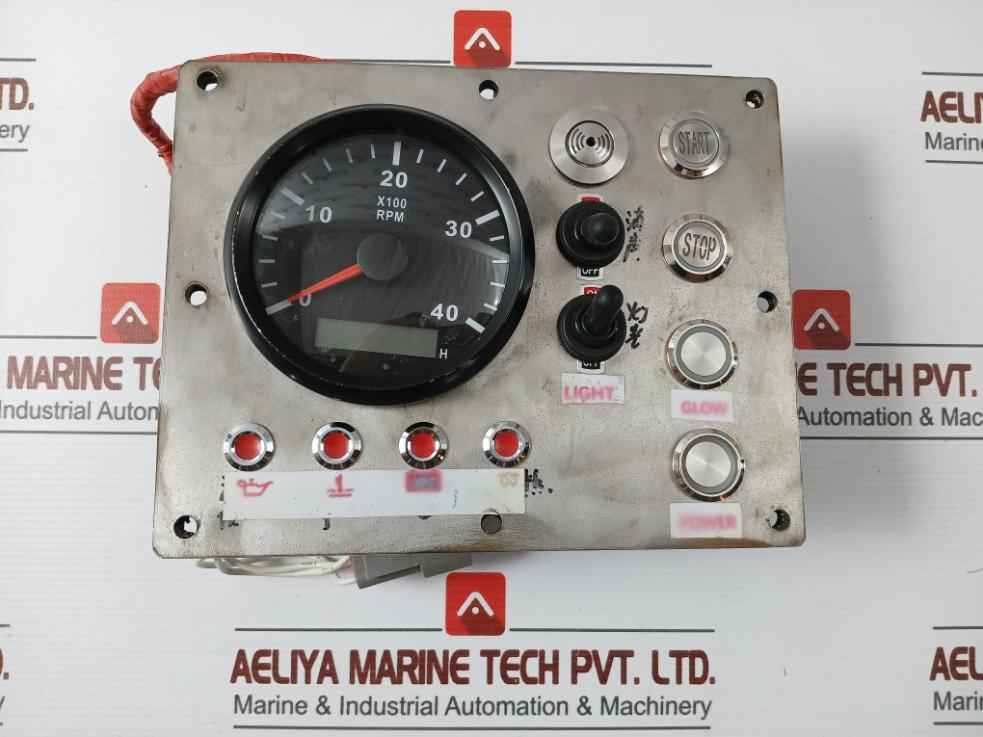 Yanmar 164100-30104 L/B Control Panel 910-w10016, 3Ym27, 4Jh3-dte