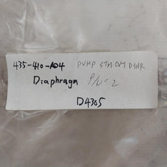 Yarway 435-410-104 Diaphragm Rubber Tp-343027-02