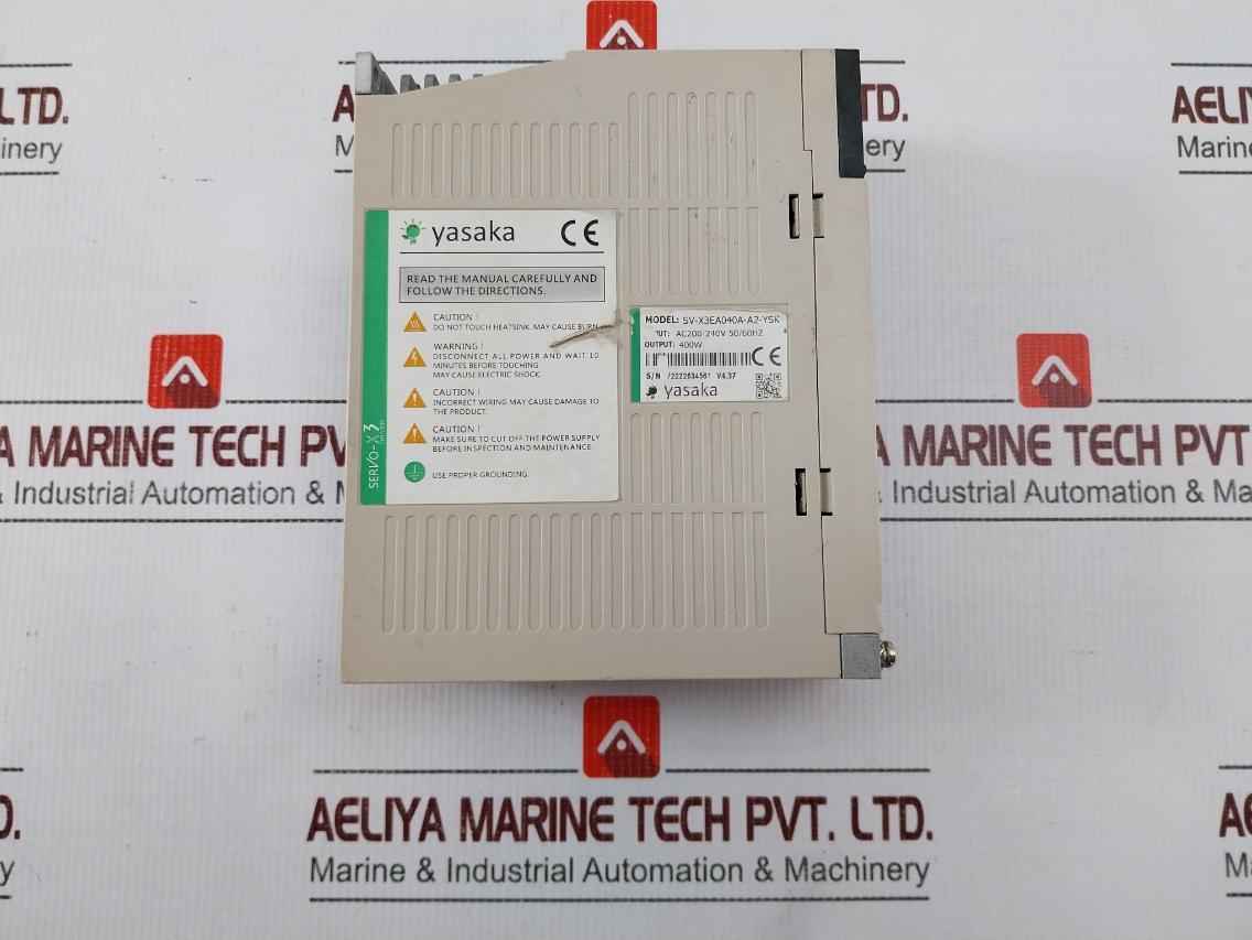 Yasaka Sv-x3Ea040A-a2-ysk Servo Drive Ac200-240V 50/60Hz