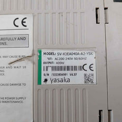 Yasaka Sv-x3Ea040A-a2-ysk Servo Drive Ac200-240V 50/60Hz