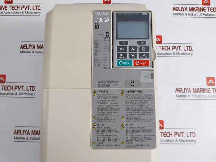 Yaskawa 3-phase Elevator Inverter 380–480 Vac 50/60 Hz Part No Cimr-lc4F0024Bac-9130