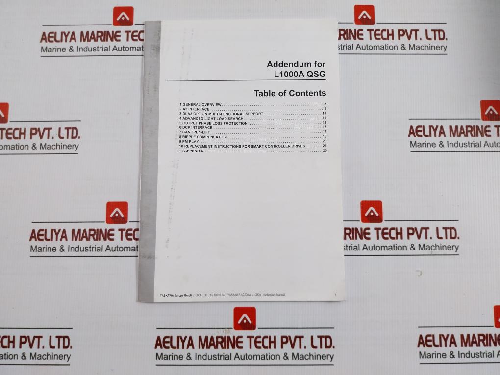 Yaskawa 3-phase Elevator Inverter 380–480 Vac 50/60 Hz Part No Cimr-lc4F0024Bac-9130