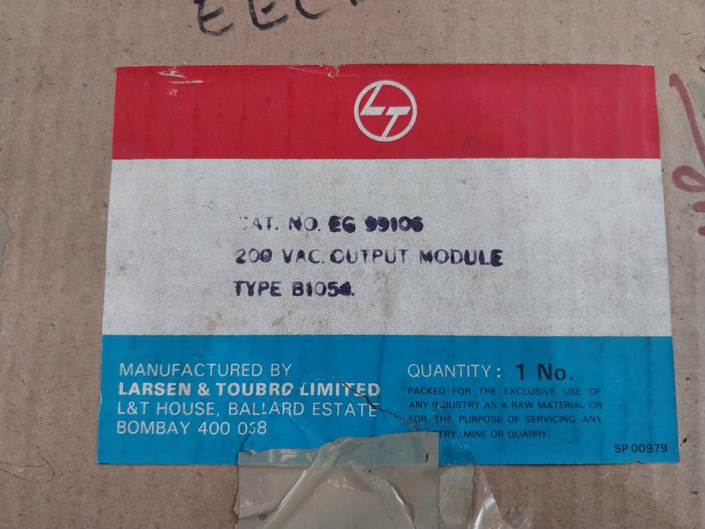 Yaskawa B1054 Output Module 220vac Eg 99106