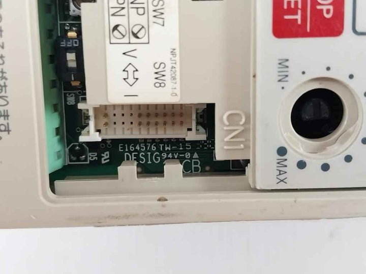 Yaskawa Cimr-j7Aa20P1 Inverter Drive 50/60Hz 200V 0.3Kva (Not Working)