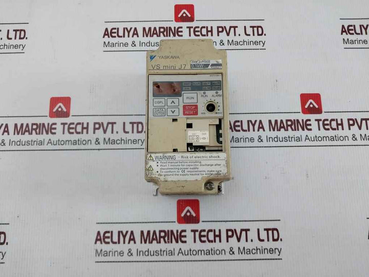 Yaskawa Cimr-j7Aa20P1 Inverter Drive 50/60Hz 200V (Not Working)