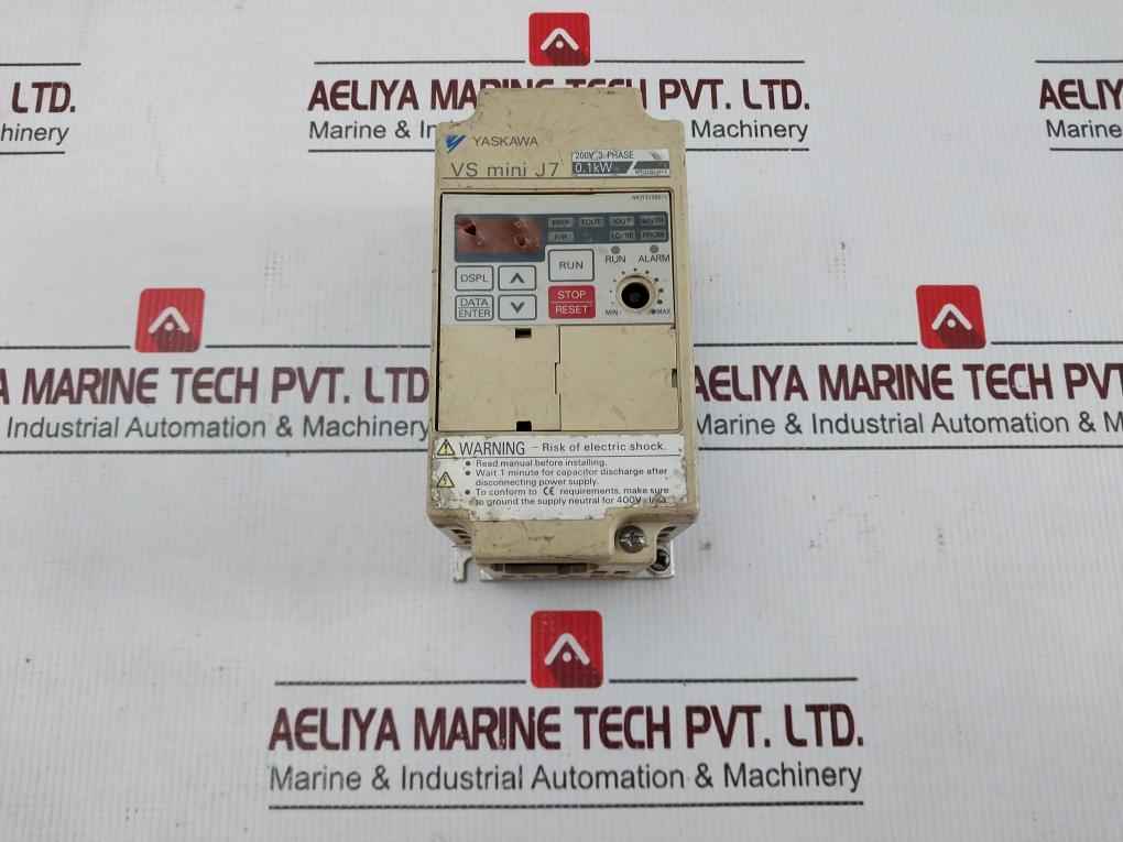 Yaskawa Cimr-j7Aa20P1 Inverter Drive 50/60Hz 200V (Not Working)