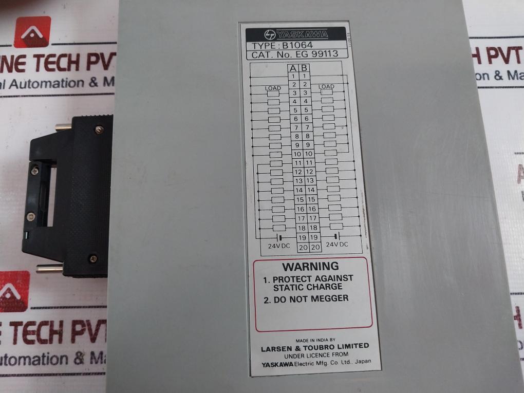 YASKAWA ELECTRIC B1064 Input/Output Module EG 99113 24 VDC