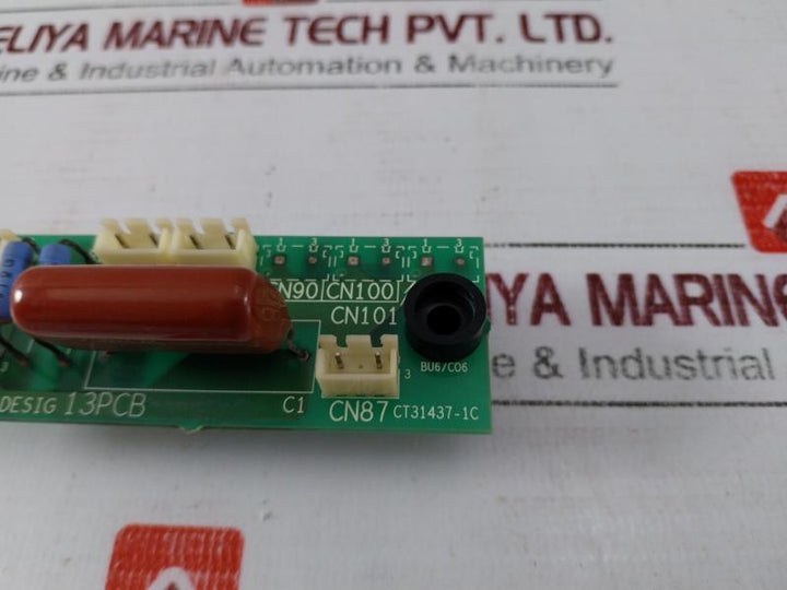 Yaskawa Electric Ct31437-1c Printed Circuit Board Mec-40v-0