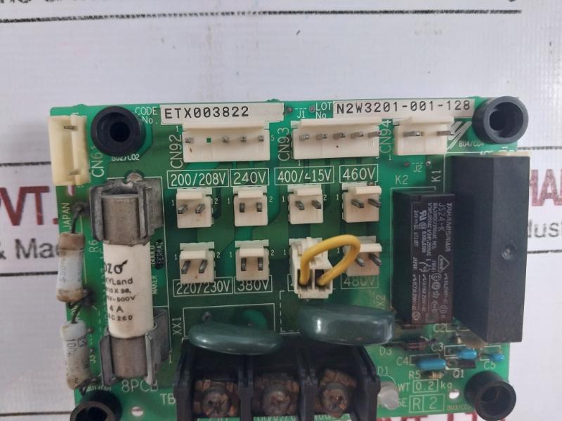 Yaskawa Electric Etx003822 Converter Board Ypct31437-1c, Mec-40v-0