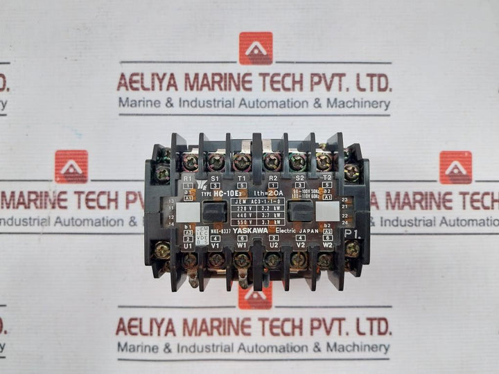 Yaskawa Electric Hc-10E2 Magnetic Contactor 100-110V 50/60Hz