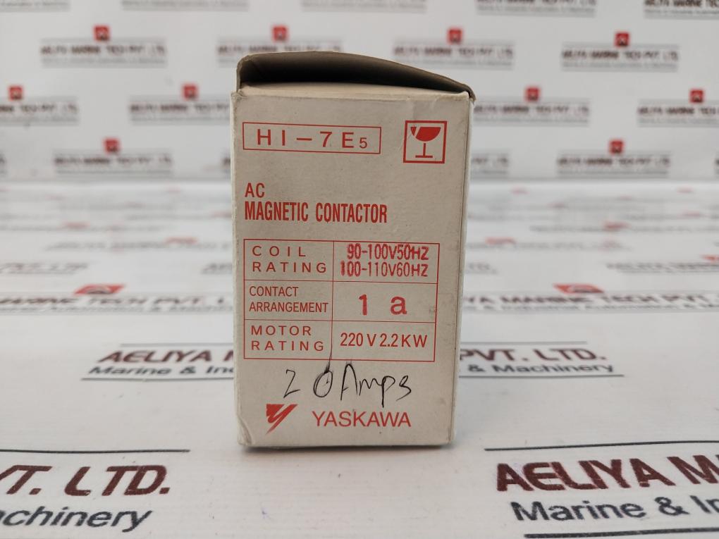 Yaskawa Electric Hi-7e5 Ac Magnetic Contactor 20a