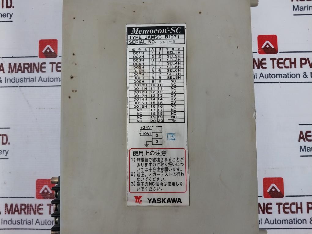 Yaskawa Electric Jamsc-b1071 Memocon-sc Register Input