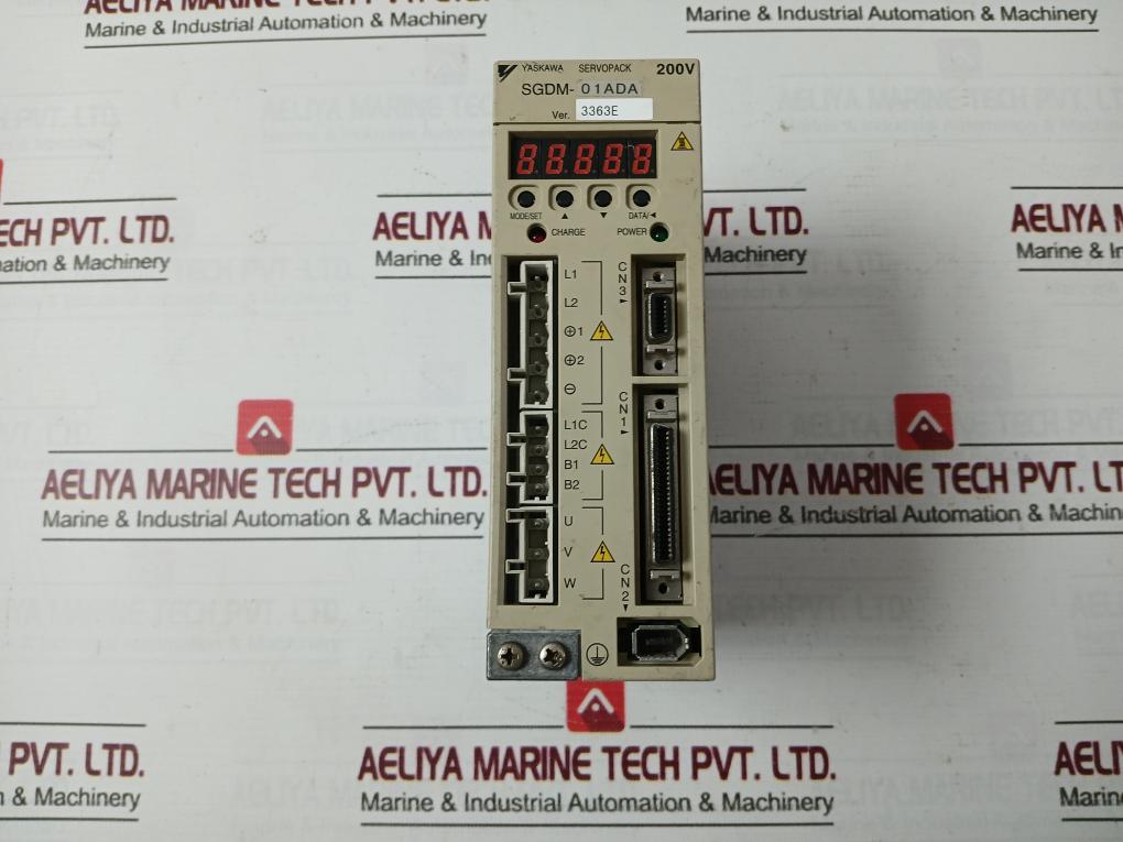Yaskawa Electric Sgdm-01Ada Servo Amplifier 1Ph 200-230V 50/60Hz 2A