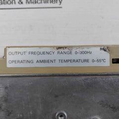 Yaskawa Electric Sgdm-01Ada Servo Pack 3Ph 0-230V 0-300Hz (Not Working)