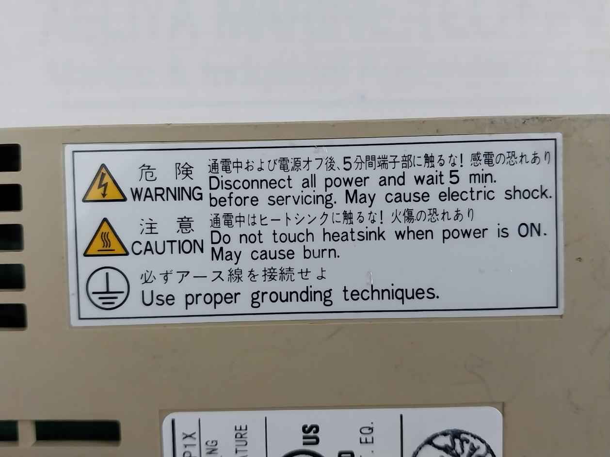 Yaskawa Electric Sgdm-01Ada Servo Pack 3Ph 0-230V 0-300Hz (Not Working)