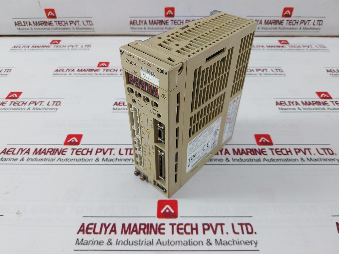 Yaskawa Electric Sgdm-01Ada Servopack Servo Drive 200-230V 50/60Hz (Not Working)