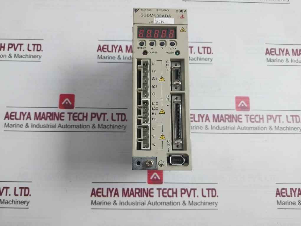 Yaskawa Electric Sgdm-02Ada Servo Drive 200-230V 50/60Hz 0-55C (Not Working)