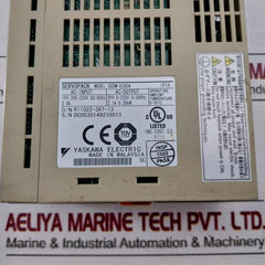 Yaskawa Electric Sgdm-02Ada Servopack Drive 1Ph 200-230V 50/60Hz 3.4A