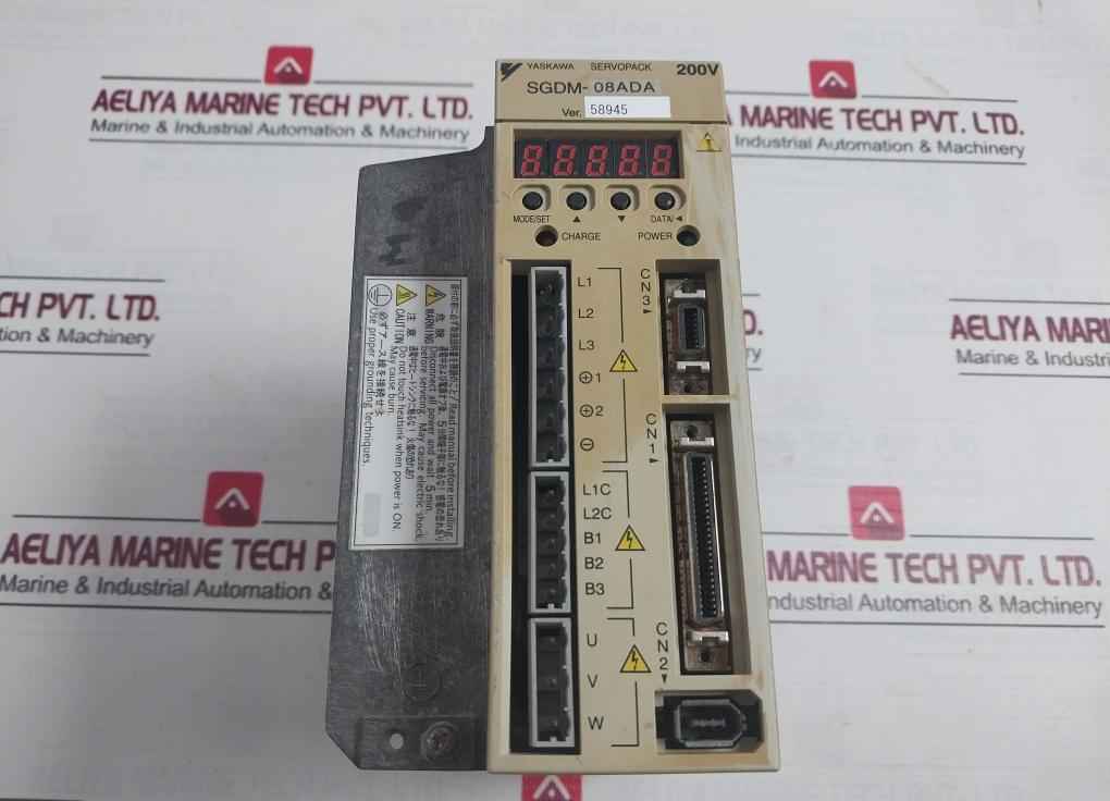 Yaskawa Electric Sgdm-08Ada Servopack 3Ph 200-230V 50/60Hz 5.4A