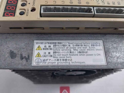 Yaskawa Electric Sgdm-08Ada Servopack 3Ph 200-230V 50/60Hz 5.4A