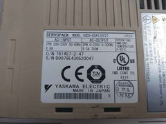Yaskawa Electric Sgds-08A12Ay27 Servopack Servo Amplifier Drive 200-230V 8.8A