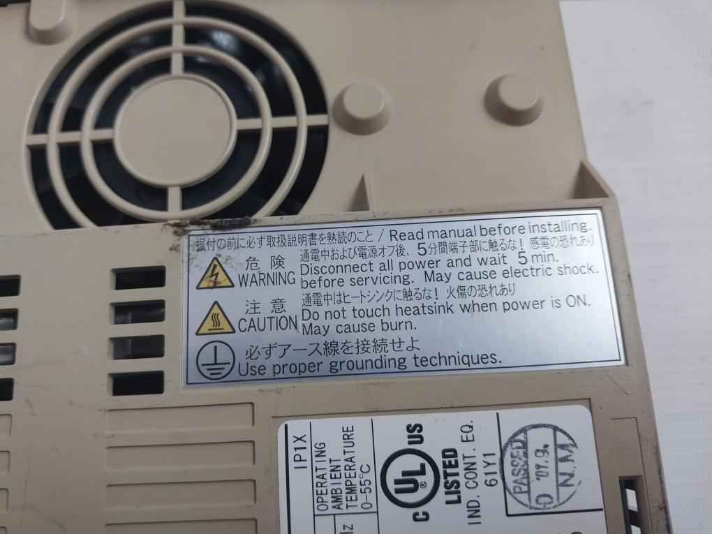 Yaskawa Electric Sgds-08A12Ay27 Servopack Servo Amplifier Drive 200-230V 8.8A