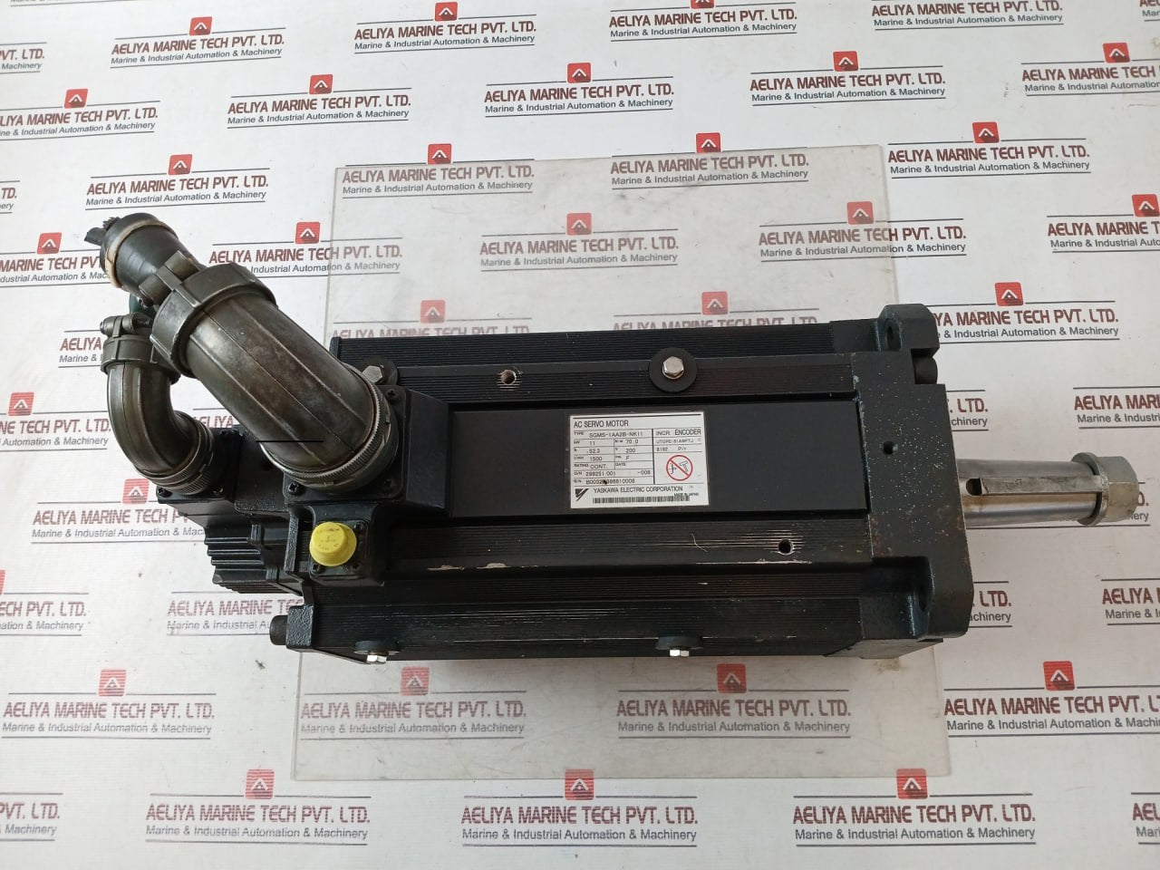 Yaskawa Electric Sgms-1Aa2B-nk11 Ac Servo Motor