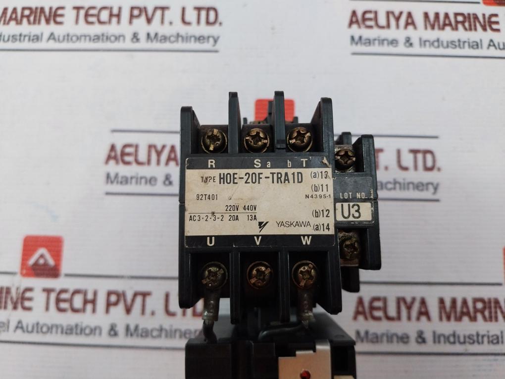 Yaskawa H0E-20F-tra1D Magnetic Contactor 200-220V 60Hz