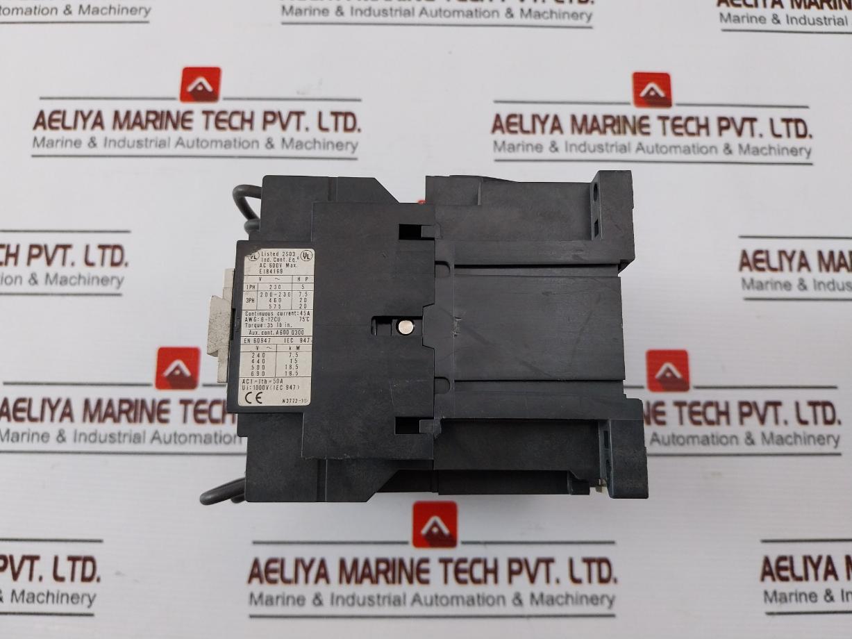 Yaskawa Hi-25J Definite Purpose Reversing Contactor Assembly Ac 600V Max