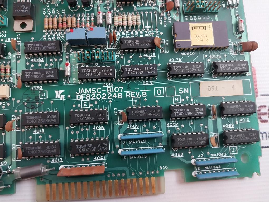 Yaskawa Jamsc-bi074-1 Printed Circuit Board Rev B