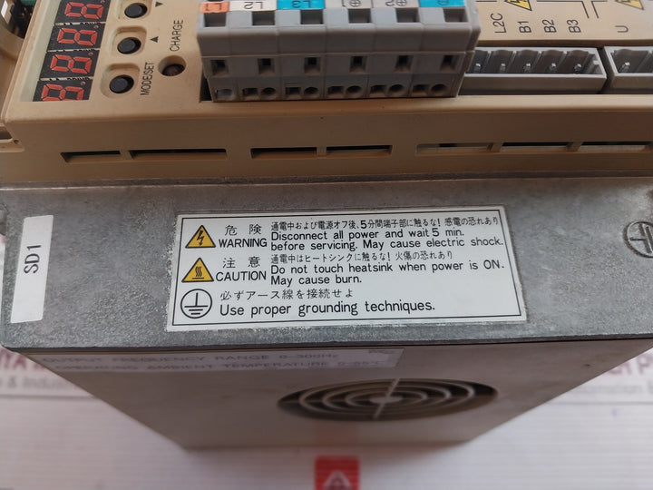 Yaskawa Sgdm-08Ada Servo Drive 200-230V 50/60Hz 5.4A - Aeliya Marine Tech