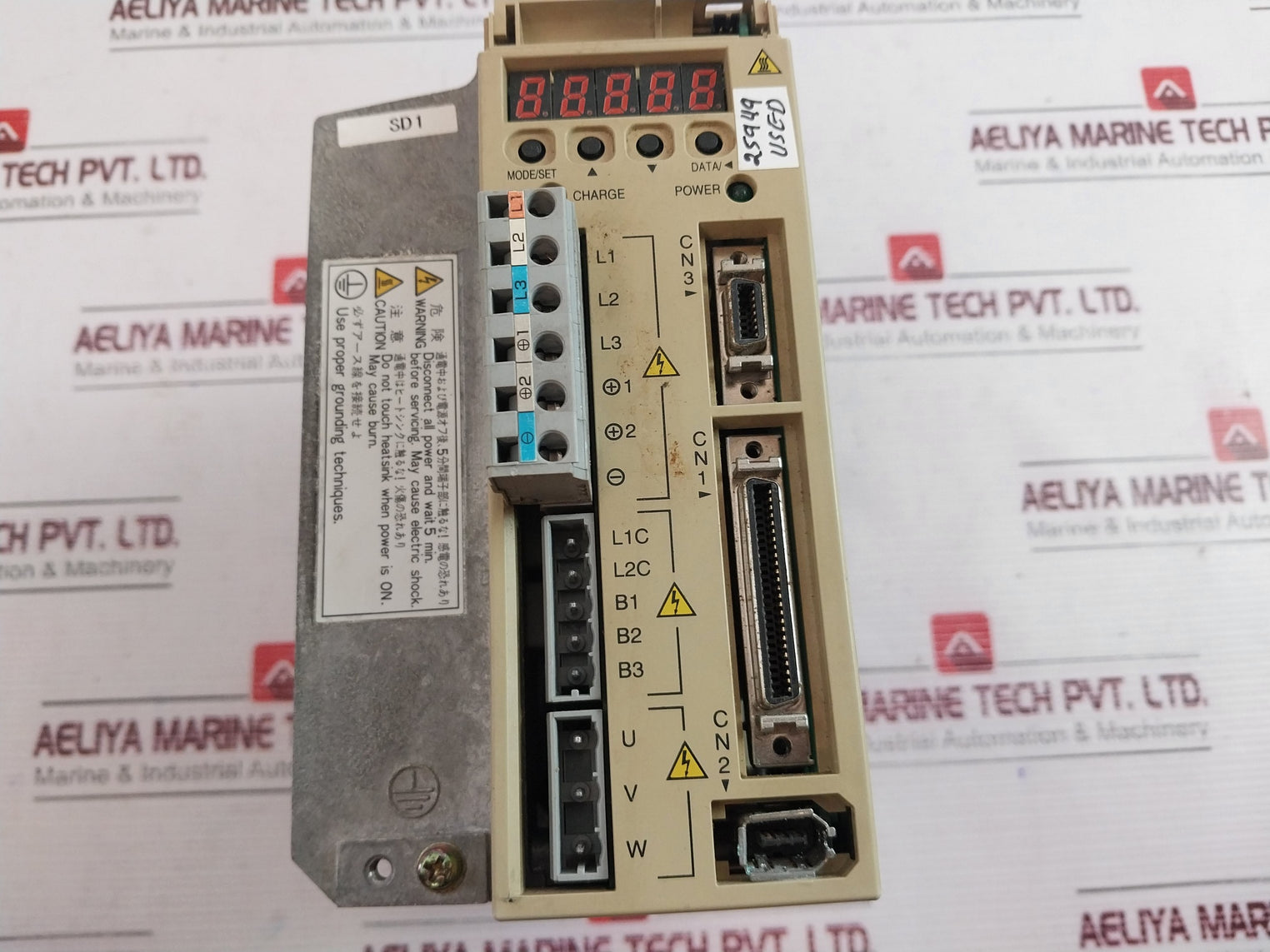 Yaskawa Sgdm-08Ada Servo Drive 200-230V 50/60Hz 5.4A - Aeliya Marine Tech