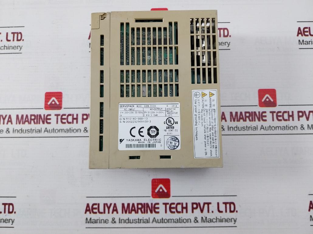 Yaskawa Sgdm-01Ada Servo Amplifier 1Ph 200-230V 50/60Hz 2A (Not Working)