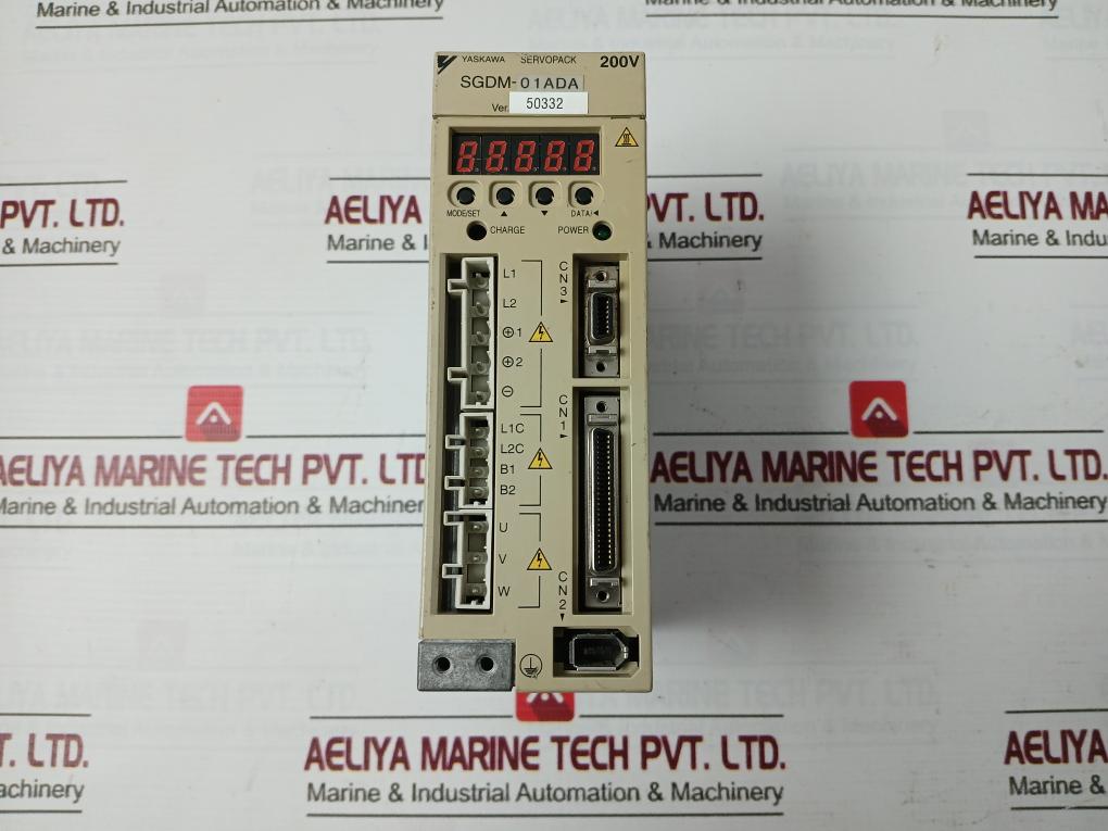 Yaskawa Sgdm-01Ada Servo Drive 200-230V 50/60Hz 0.1 Kw 0-55C