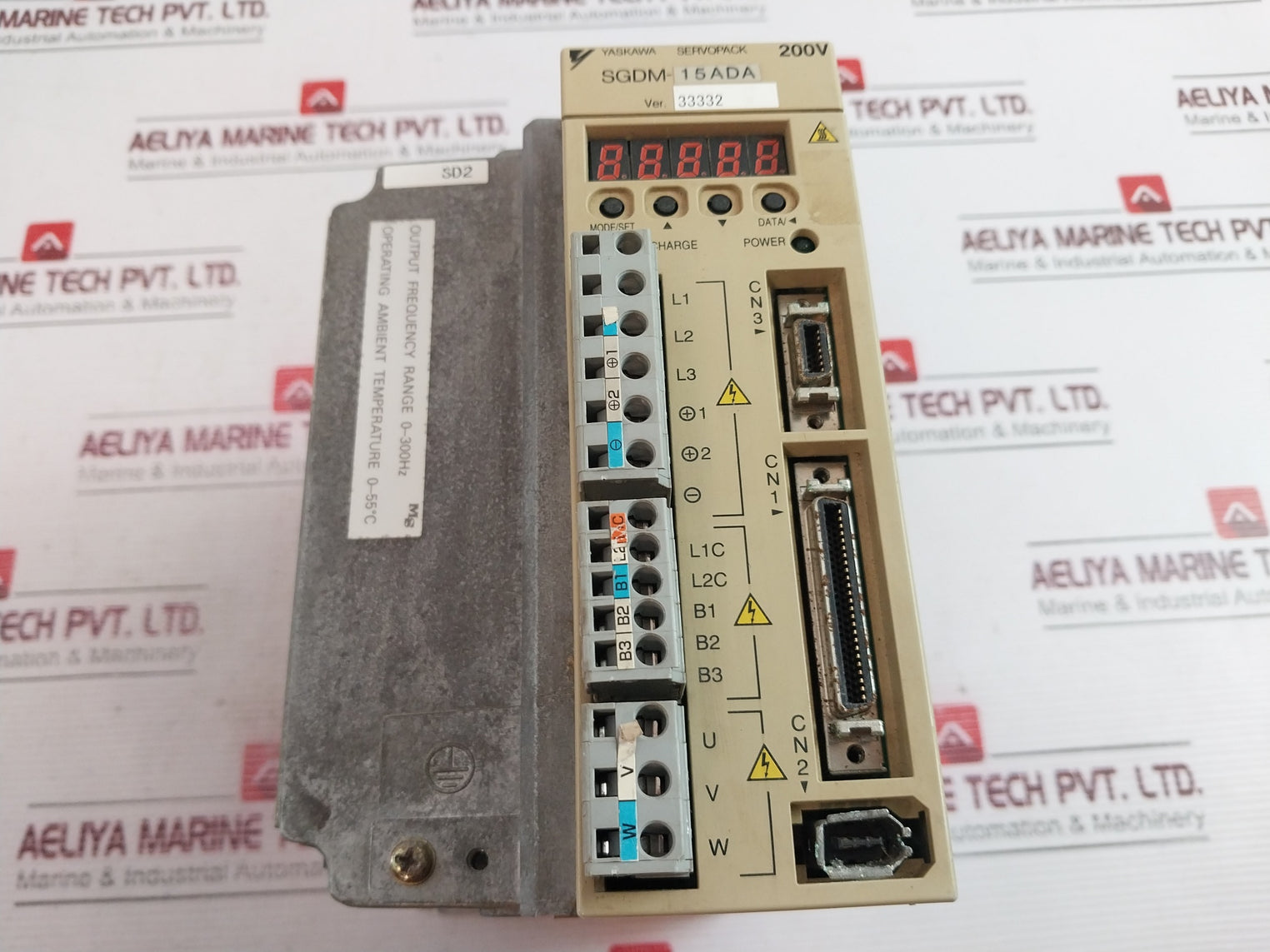 Yaskawa Sgdm-15Ada-r Servo Drive 200V (Not Working) - Aeliya Marine Tech
