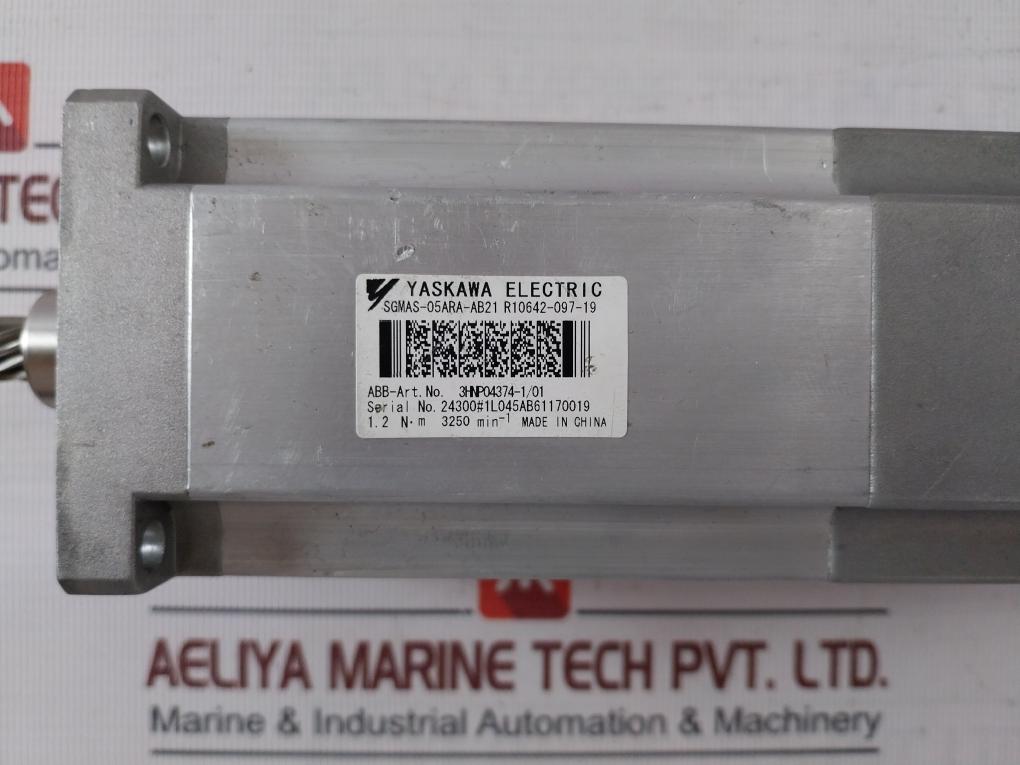 Yaskawa Sgmas-05Ara-ab21 Motor Ac Servo 3Hnp04374-1/01 Ts2640N871E172 03Atex285U