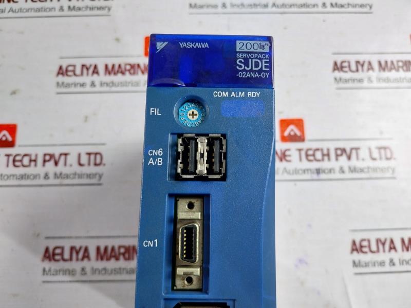 Yaskawa Sjde-02Ana-oy Junma Series Servo Drive Servopack Ac In 200-230V 50/60Hz