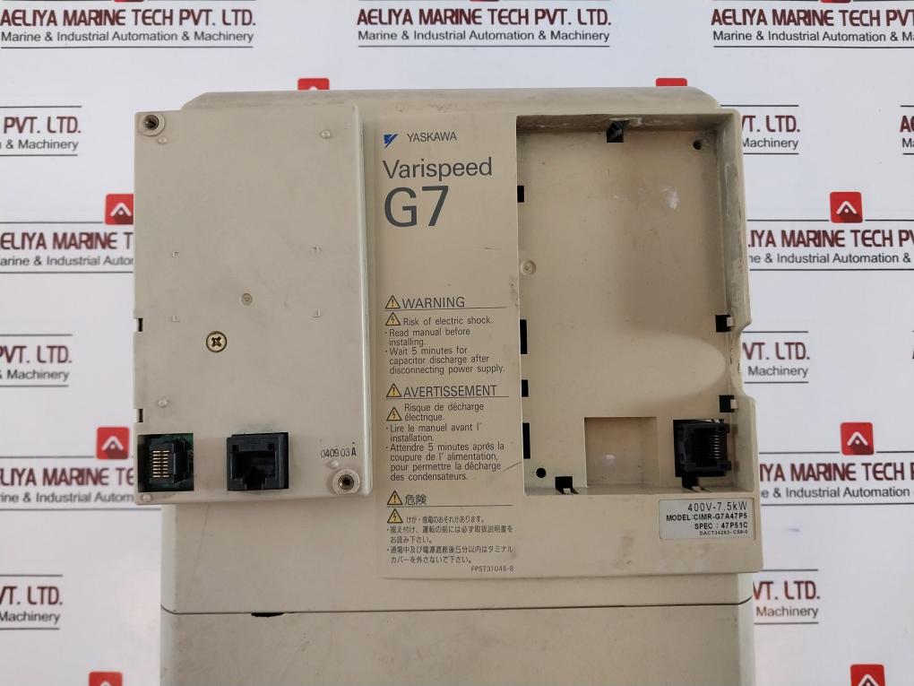 Yaskawa Varispeed G7 Cimr-g7A47P5 Inverter , 400V 3Ph Fpst31046-b