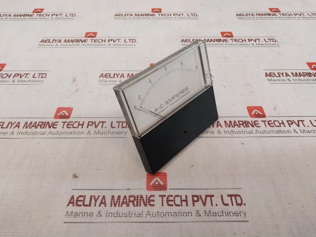 Yew 0-10 A-c Amperes Panel Meter 251440Lsmt7, Ac Amp I/V Rtg 0-5A