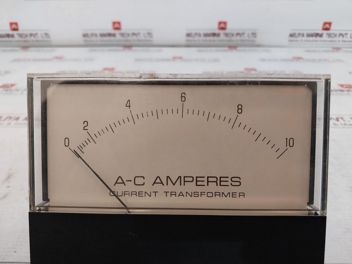 Yew 0-10 A-c Amperes Panel Meter 251440Lsmt7, Ac Amp I/V Rtg 0-5A