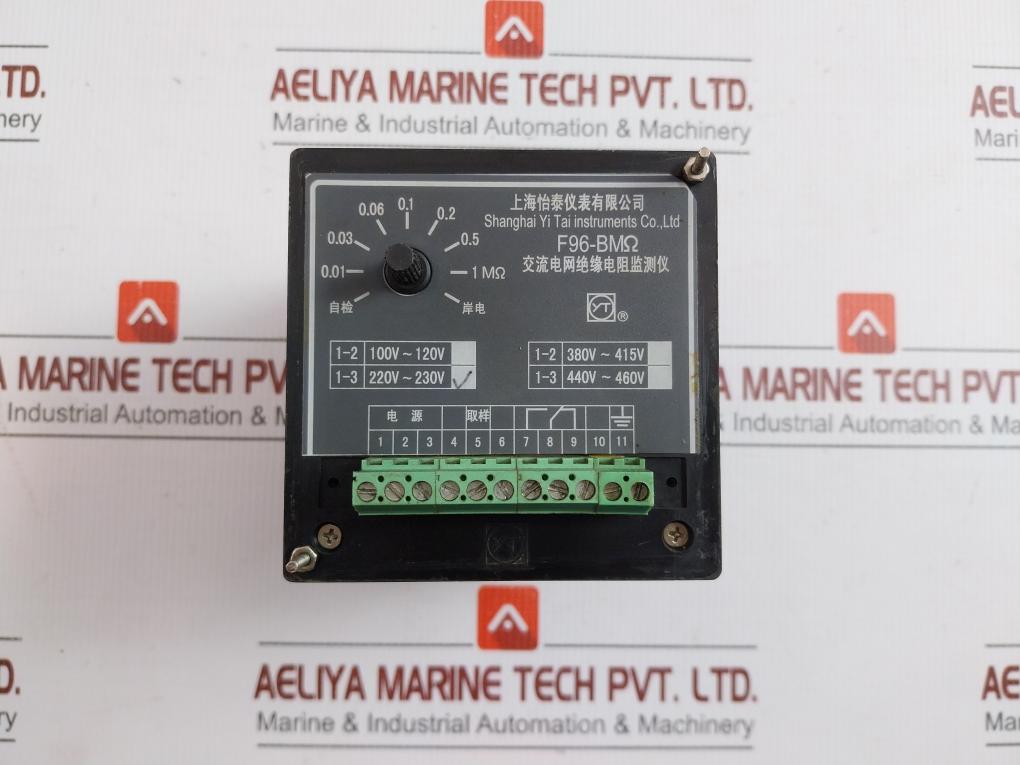 Yi Tai F96-bmΩ Insulation Resistance Monitor Shanghai 220V